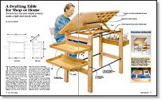 How to Build a Drafting Table 