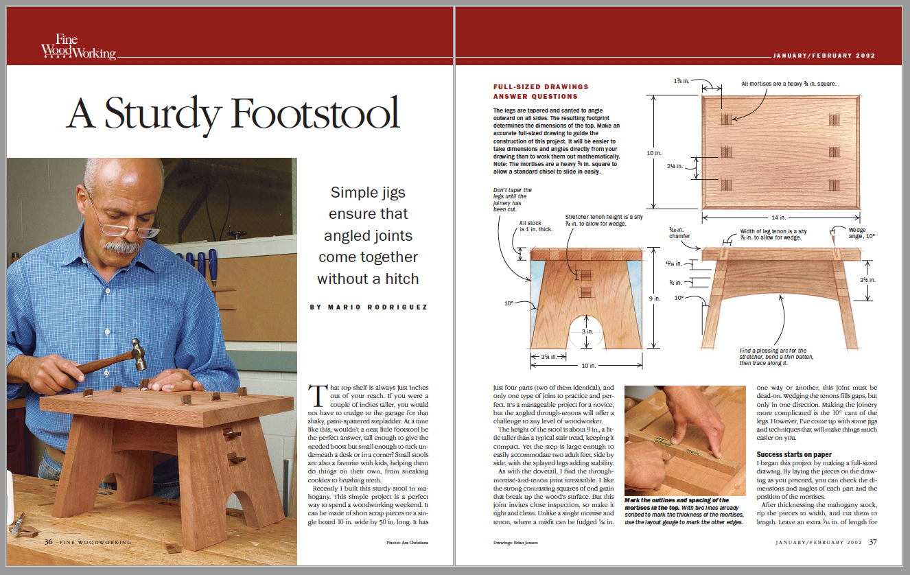 A Sturdy Footstool Spread Image