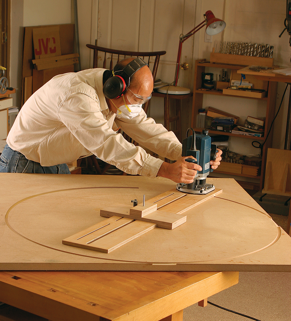 router jig for cutting circles