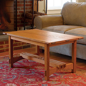 Coffee Table Puts Joinery on Display