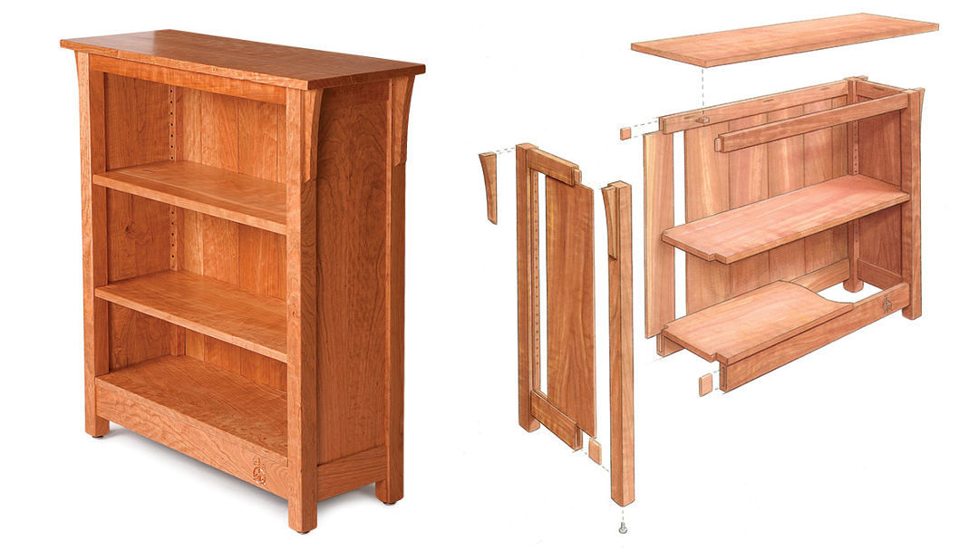 Three Drawer Shelf Woodworking Plan. - WoodworkersWorkshop