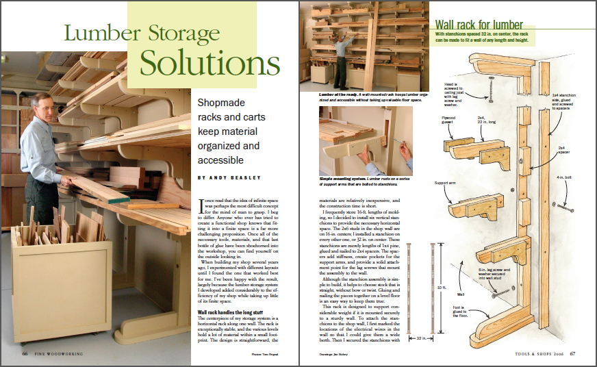 Lumber Storage Solutions spread