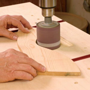 sanding drums for curved work