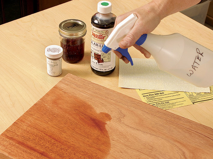 4. Get greater stain absorption on tight-grained woods  