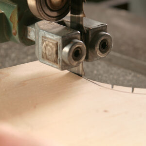 make relief cuts with bandsaw