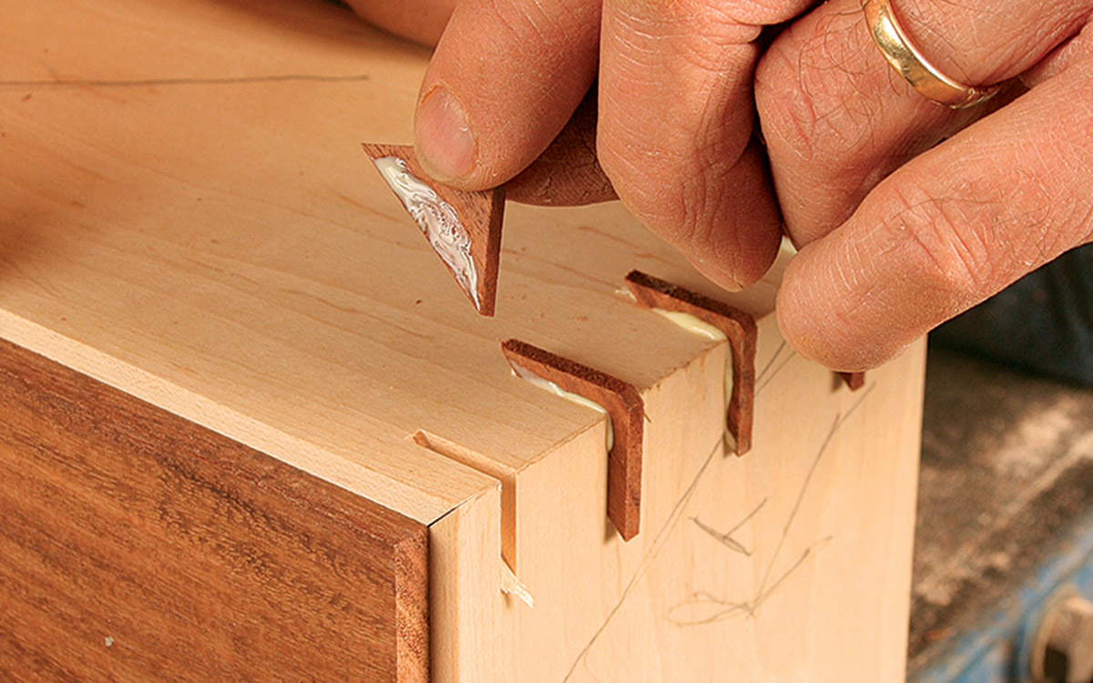 adding splines to joinery