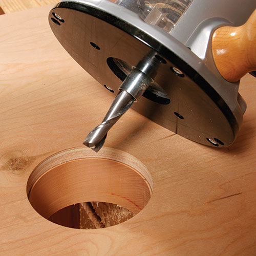 drilling holes in wood for bench legs