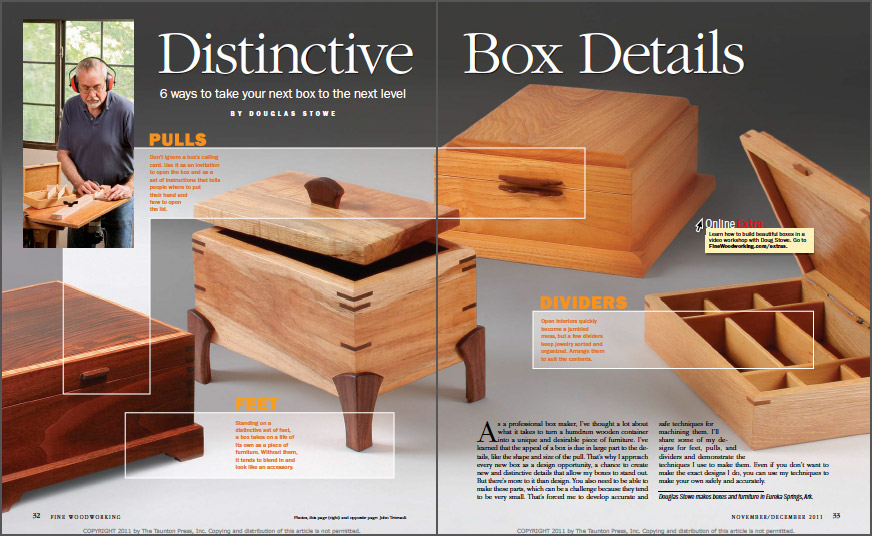 Distinctive Box Details spread