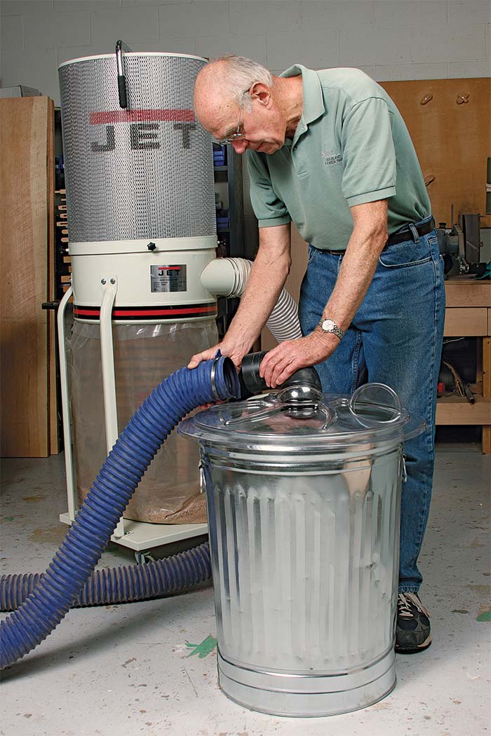 Use a dust separator to keep the filter clean