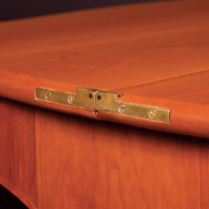 TOP FOLDS ON CARD-TABLE HINGES