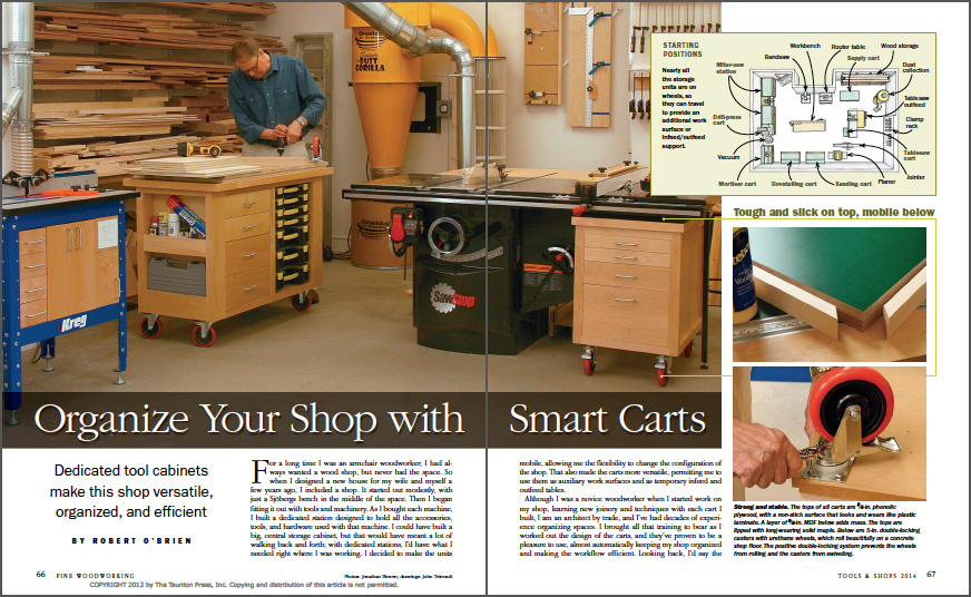 Organize Your Shop with Smart Carts spread