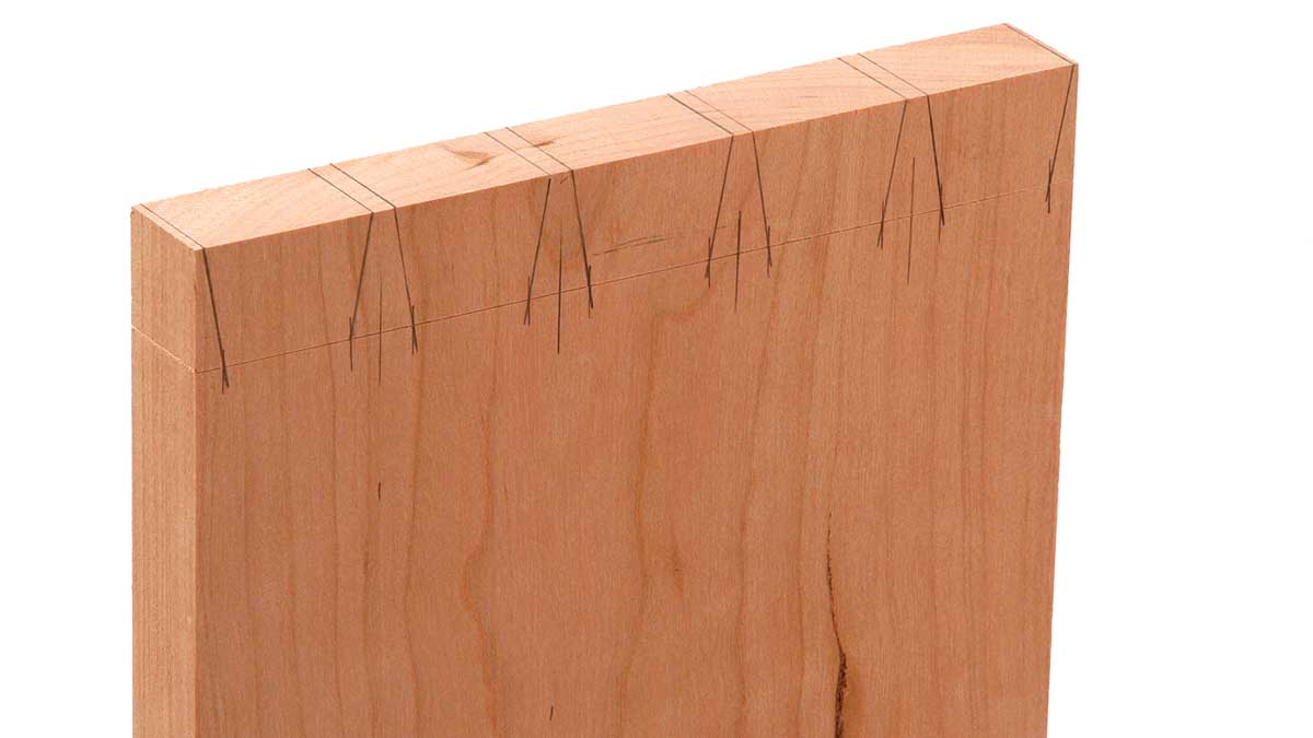 layout of dovetails