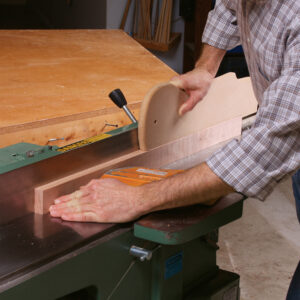 move past the cutterhead of the jointer