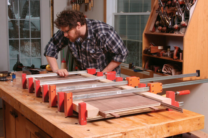 coffee table glue-up
