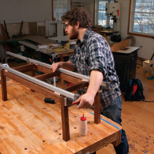 coffee table glue-up