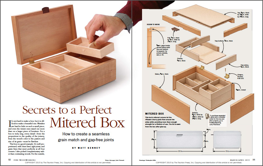 Secrets to a Perfect Mitered Box spread