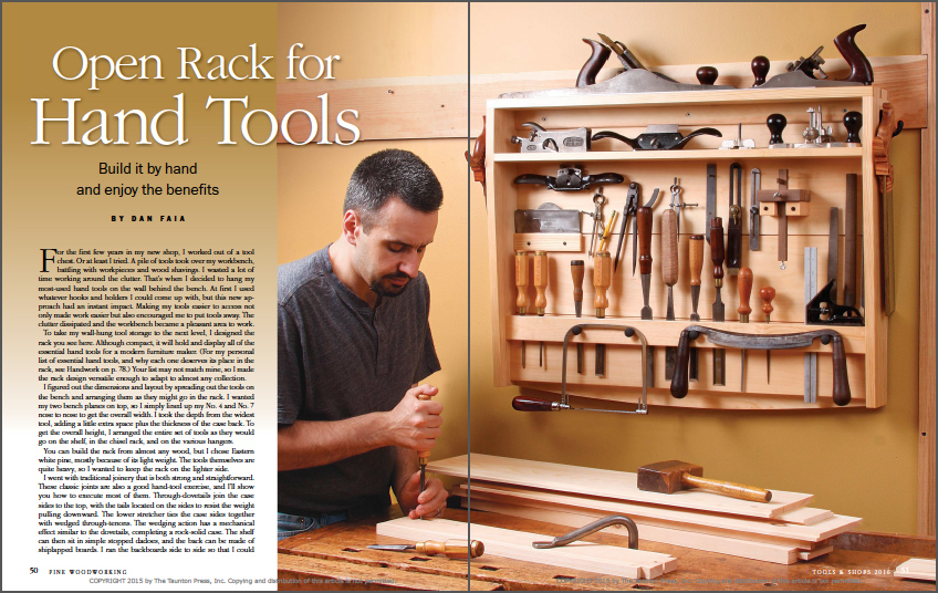 Open Rack for Hand Tools spread