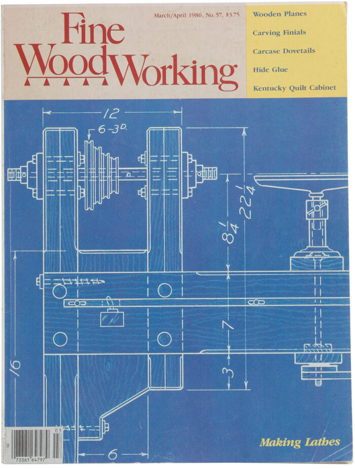 fine woodworking magazine lathes cover