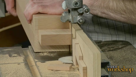 Drawbored Mortise-and-Tenon Joinery