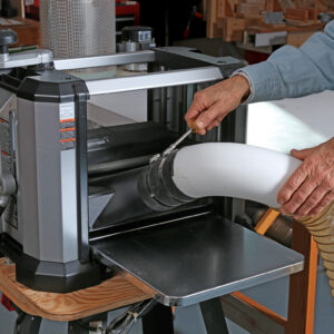 dust collection while using planer