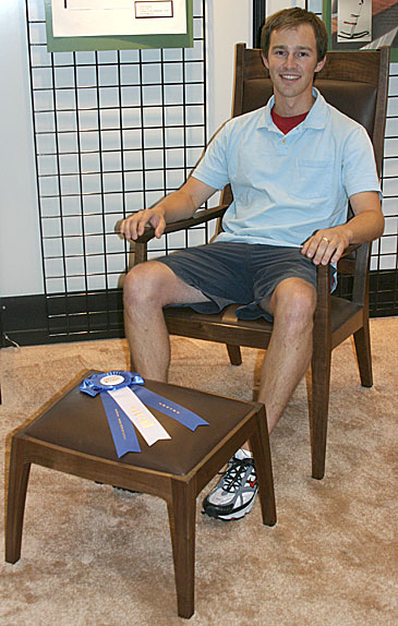 Greg Klassen and his Chair and Ottoman