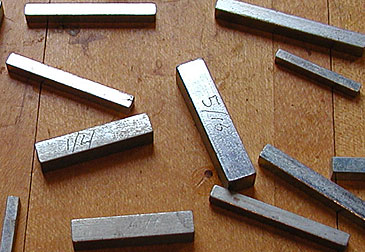 Keyway Keys for machine setup woodworking gifts