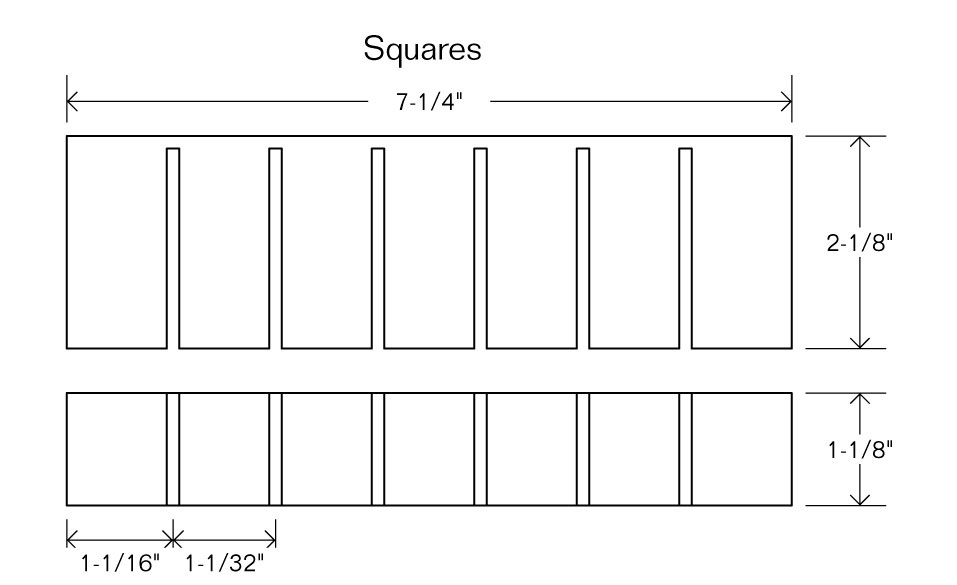 Square holder plan