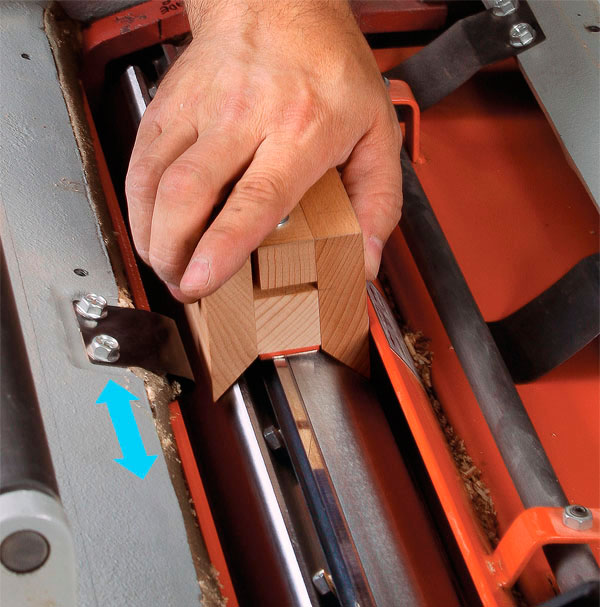 Planer/Jointer knife sharpening jig - FineWoodworking