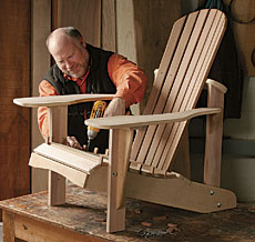 Assembling an Adirondack Chair