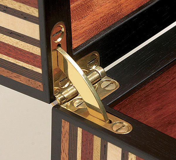 Quadrant Hinges and a Lock Elevate Any Box - FineWoodworking