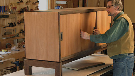 Versatile shop cabinets - FineWoodworking