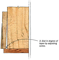 Tablesaw Tapering Jig