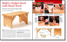 Build a Shaker stool