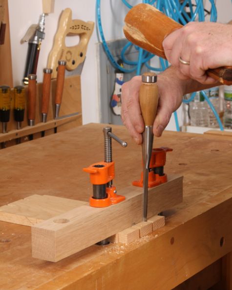 chopping dovetails