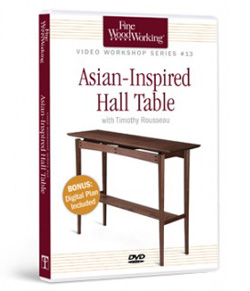 Asian-Inspired Hall Table