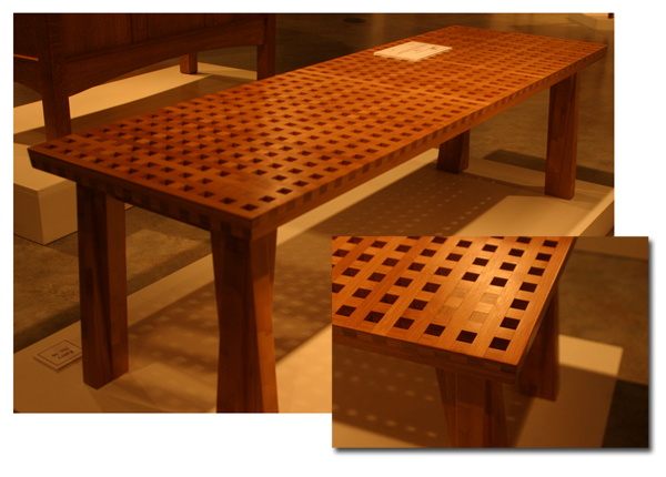 bamboo woodworking table