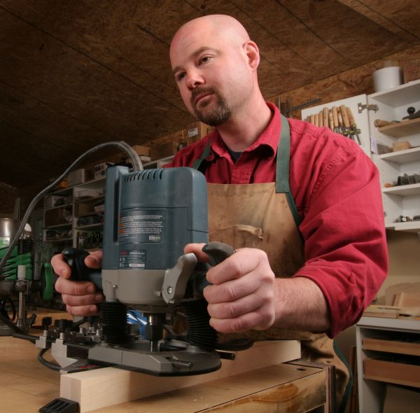 Greg Paolini modeling with router