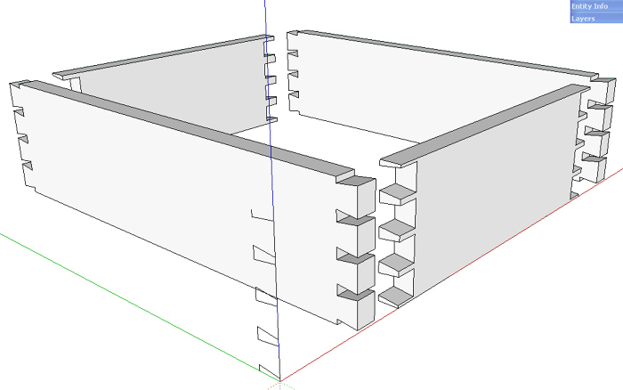 dovetail template drawing