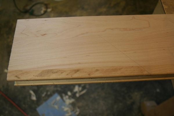 rough cutting a door molding detail on the tablesaw