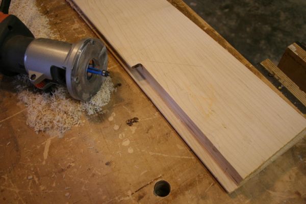 domino or loose tenon joinery requires removing the groove lips where the rails and styles meet