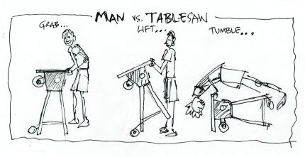 Man vs. Tablesaw