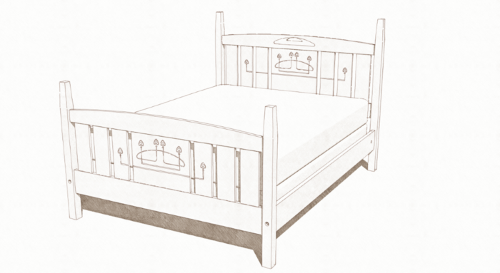 DCB rodel bed sketch