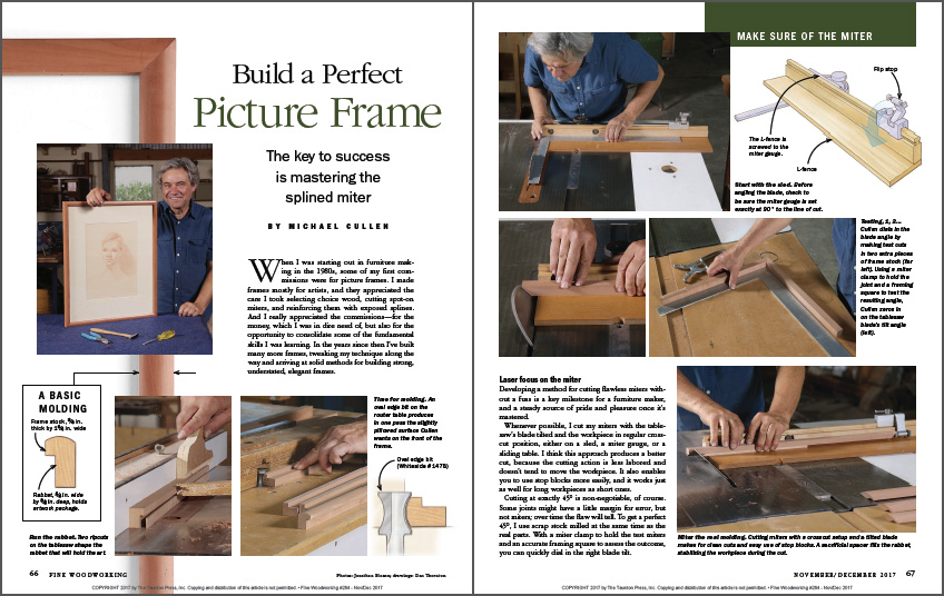How to build a perfect picture frame spread