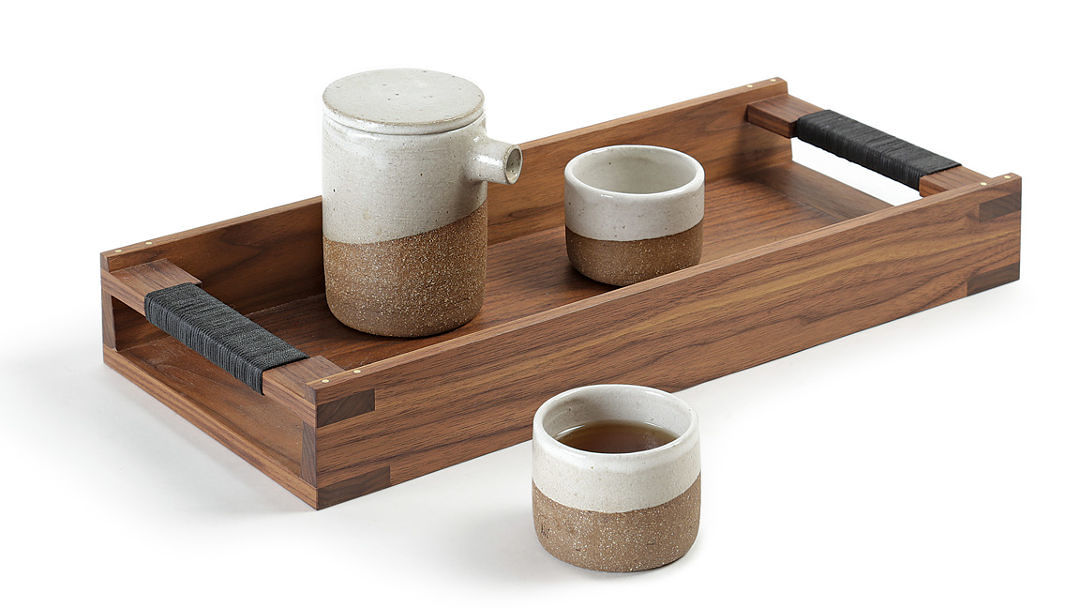 Wooden Serving Tray Tea Breakfast Serving Trays Modern Craft Plain