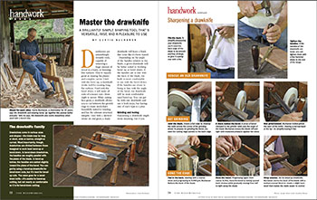 How To Sharpen and Use a Drawknife