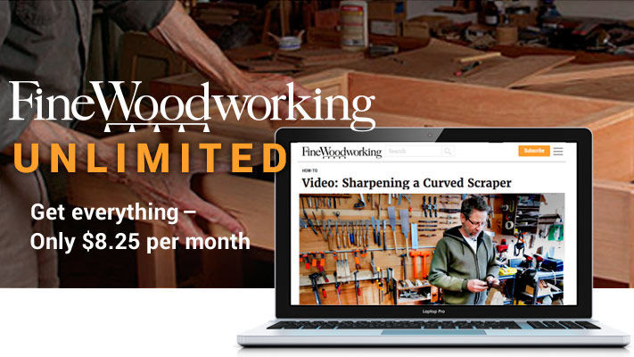 what does fine woodworking unlimited cost? 2