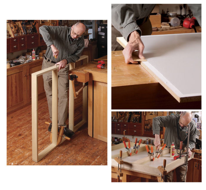 tablesaw outfeed table assembly