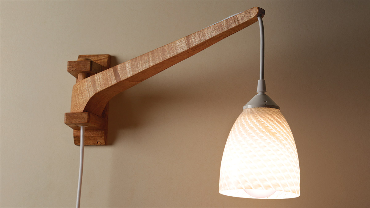 Make A Contemporary Swing-Arm Lamp -
