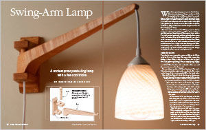 Make A Contemporary Swing-Arm Lamp spread
