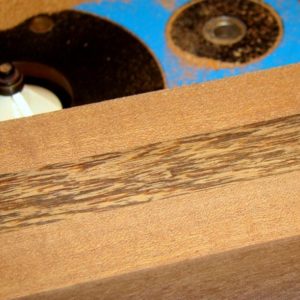 3 x 7 Row .003 Brass Bristle and Long Handle Plywood Scratch Brush  15BL-003 - Gordon Brush